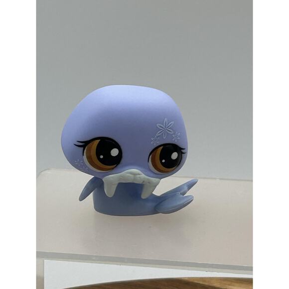 Littlest Pet Shop Hasbro Lot of 6 Mini LPS Animal Figures Cat Dog Walrus Deer - Picture 2 of 11